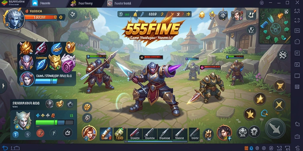 Tampilan gameplay <strong>55FIVE</strong> yang menarik dan penuh aksi.