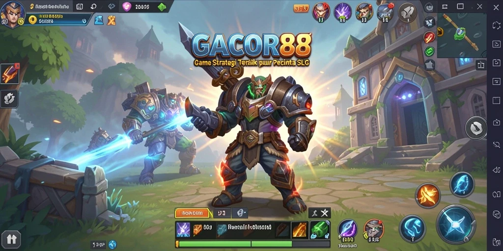 Tampilan gameplay <strong>GACOR88</strong> yang penuh strategi dan aksi.