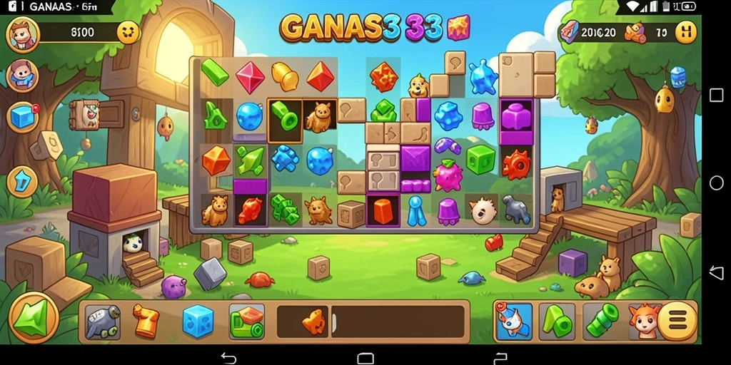 Tampilan gameplay seru dan menantang di GANAS33.