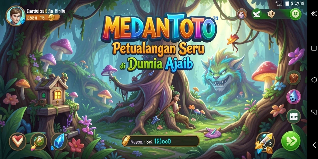 Tampilan gameplay MEDANTOTO yang penuh petualangan seru dan lokasi menakjubkan.