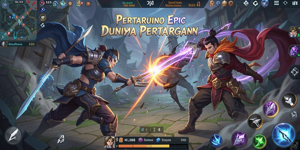 Tampilan menakjubkan dari gameplay Fighting MLBB8.