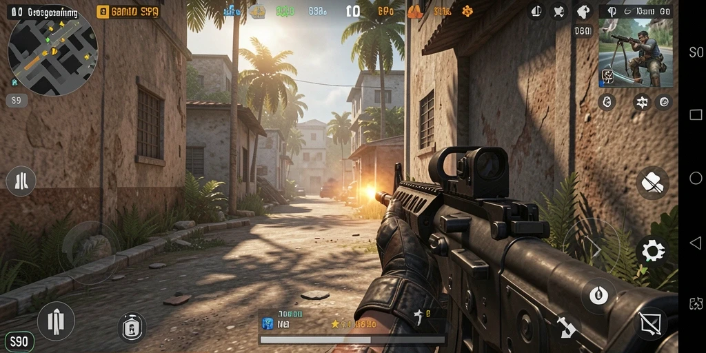 Tampilan gameplay S80 dengan aksi tembak-menembak yang mendebarkan.