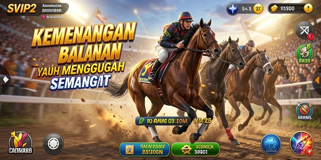 Tampilan menegangkan dari gameplay balapan SVIP2 yang penuh adrenalin.